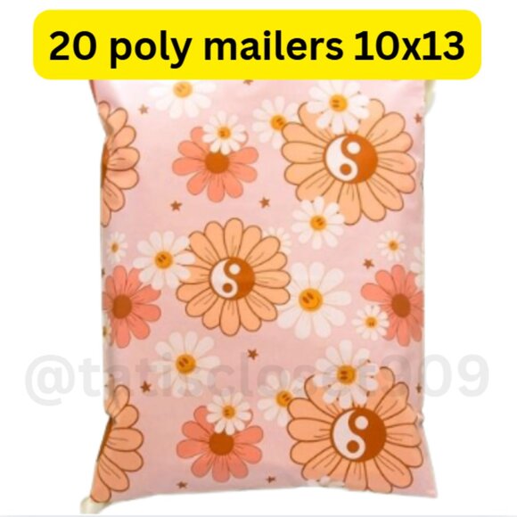 Other - 20 Pack 10x13 yin yang  poly mailers boutique bags